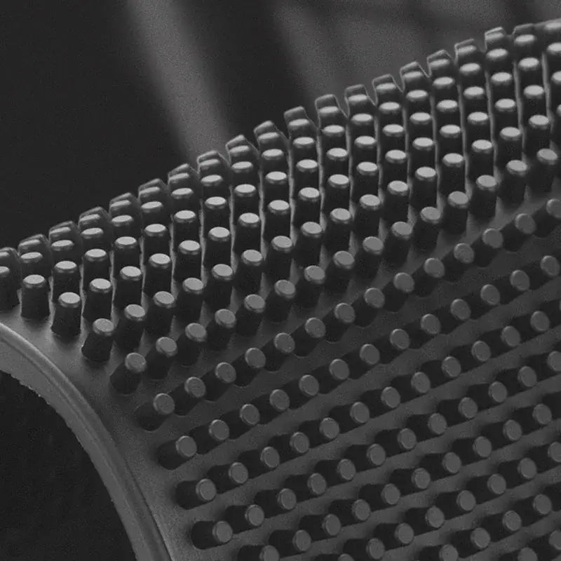 Black rubber raised dot coffee bar cup mats kitchen drain mat