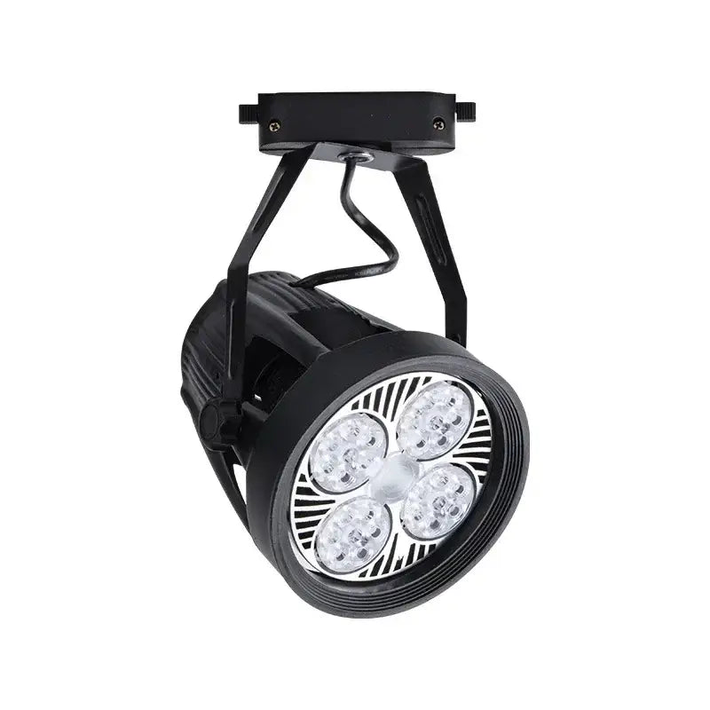 Black & white metallic cob ceiling spotlight 4 led living room light