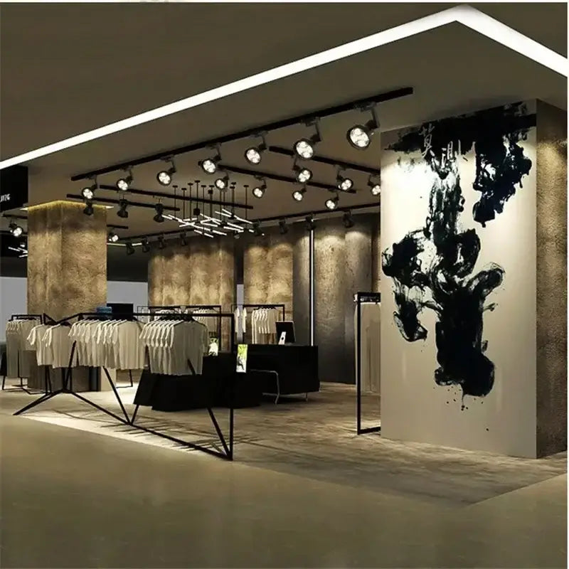 Black & white metallic cob ceiling spotlight 4 led living room light