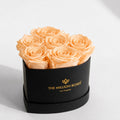 Baby Heart Black Box | Peach Roses