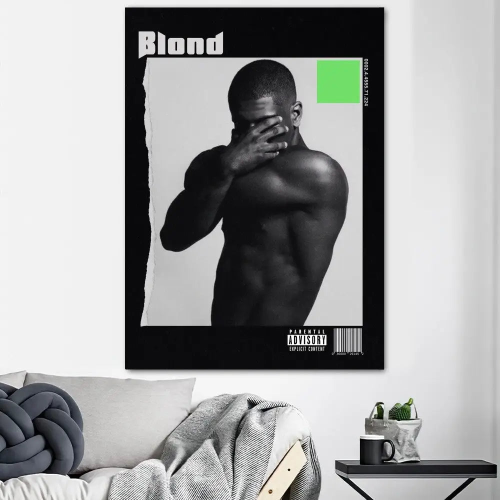 Modern blonde oceans poster prints bedroom framed album wall art