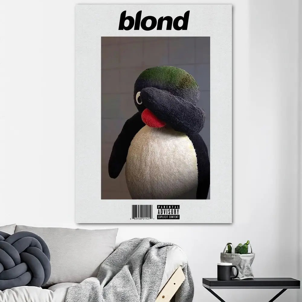Modern blonde oceans poster prints bedroom framed album wall art
