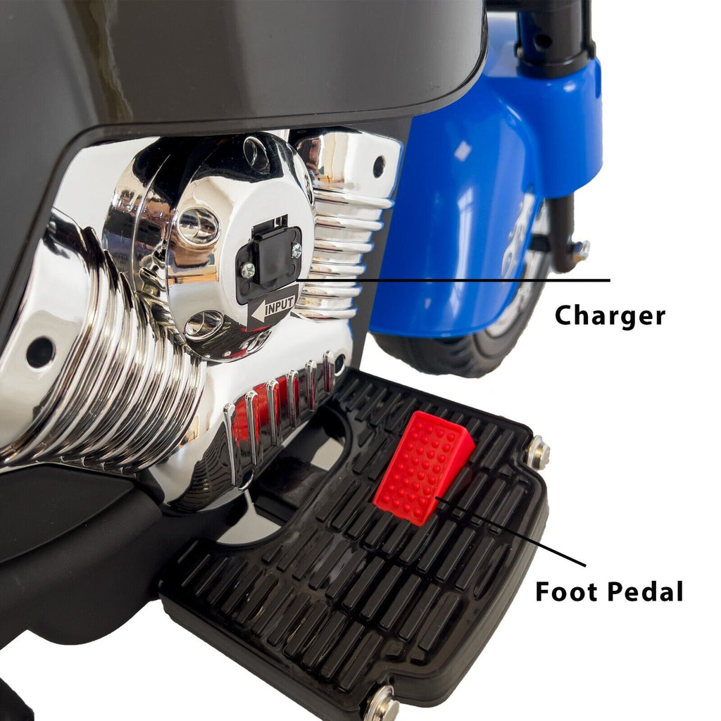Blue 3-Wheel Chopper Motorbike Toy for Kids