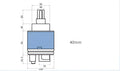 Blue and white 40mm ceramic faucet cartridge kitchen water saving