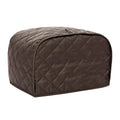 Blue quilted 4 slice toaster cover kitchen appliance protector