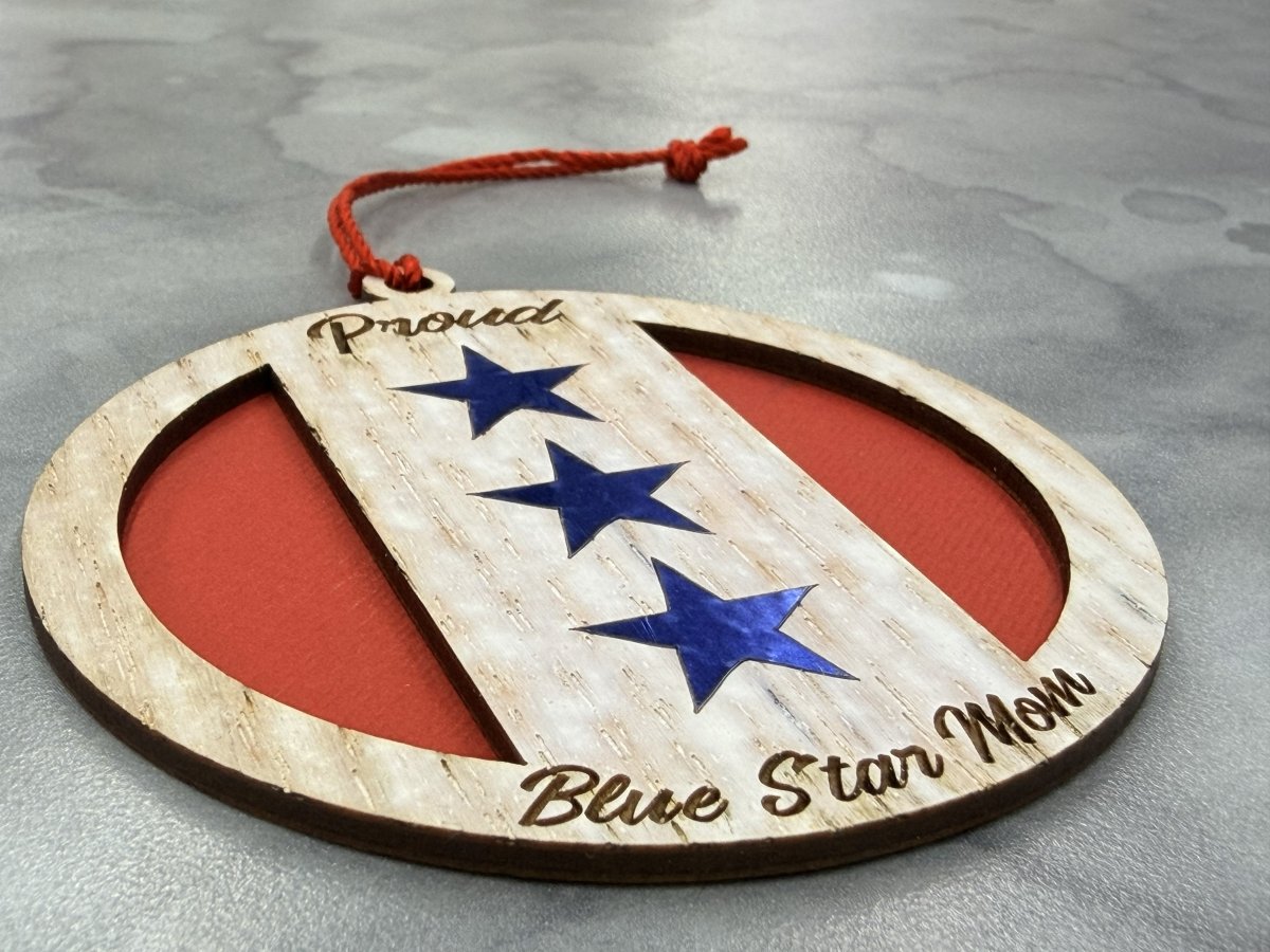 Blue Star Mom Ornament