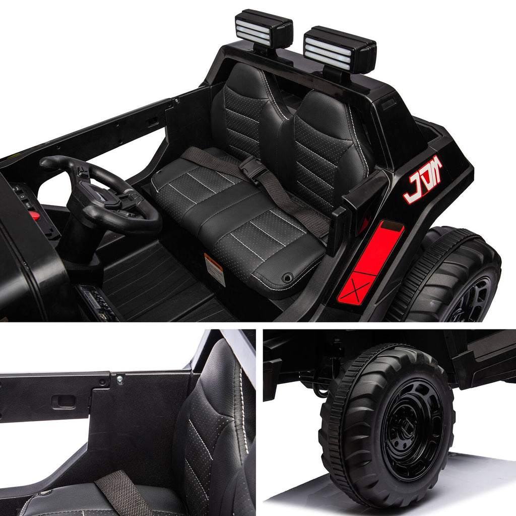 Bluetooth Remote Control Dump Truck Ride-On Toy for Kids - 24V Electric Gift