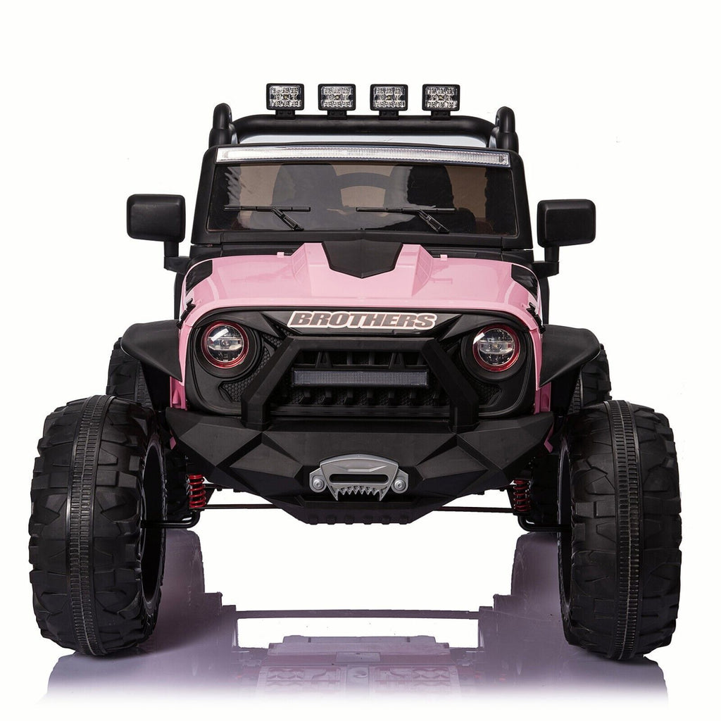 Bluetooth Remote Control 24V Electric Kids Ride On Jeep with USB - Made in the USA