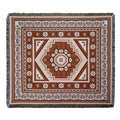 Bohemian camping blanket yellow sun pattern living room throw