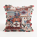 Bohemian flower cushion cover black floral living room pillow case