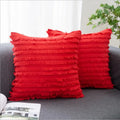 Boho black tassel striped pillow covers living room decor