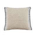 Boho black & white jacquard flower pillow case living room decor