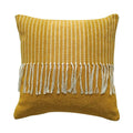 Boho moroccan fringed pillowcase set earthy tones living room decor