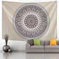 Boho rainbow indian mandala wall hanging bedroom lace tapestry