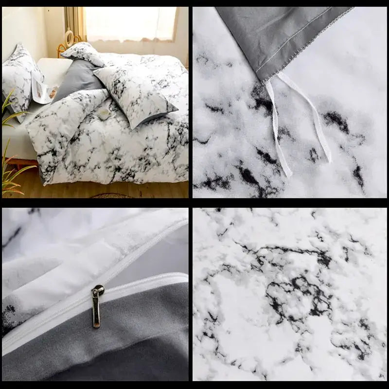 Botanical yellow & white floral duvet cover set bedroom bedding