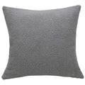 Boucle teddy rust slate and cream throw pillows living room set