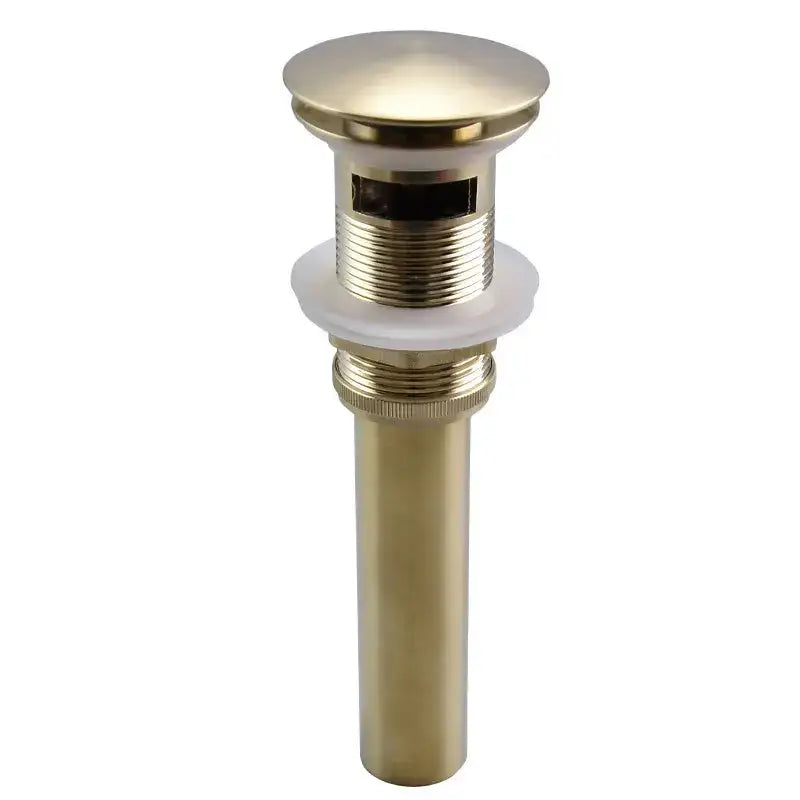 Brushed gold pop-up drain stopper 2-pack – bathroom sink drains