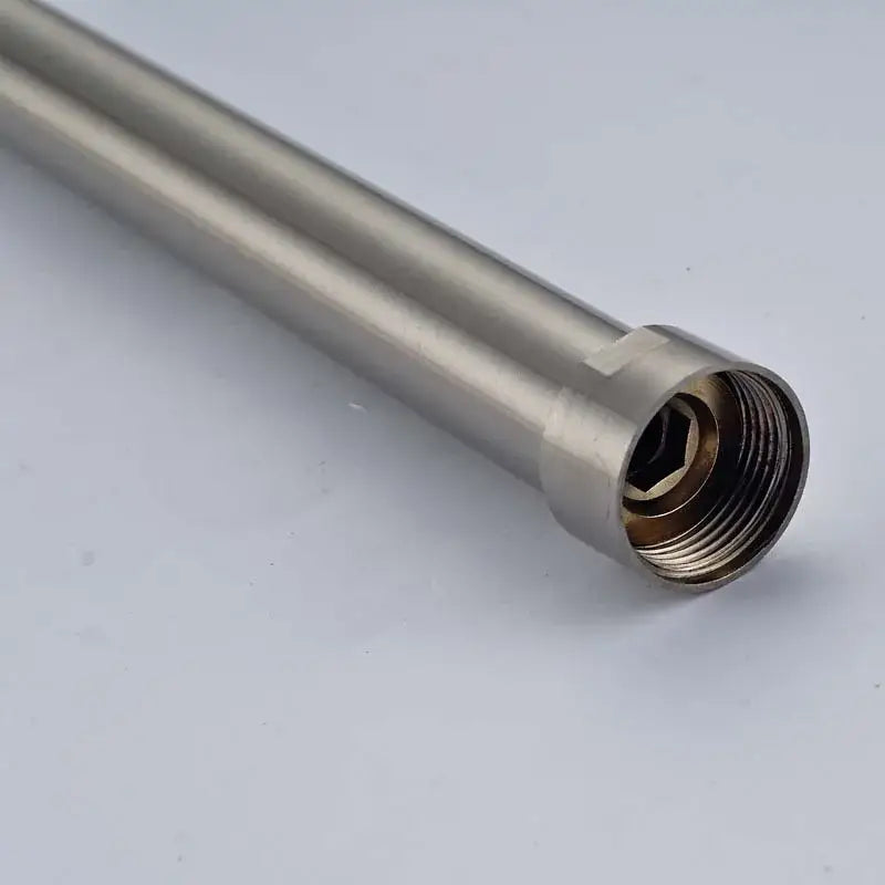Brushed nickel shower faucet extension tube bathroom stainless steel