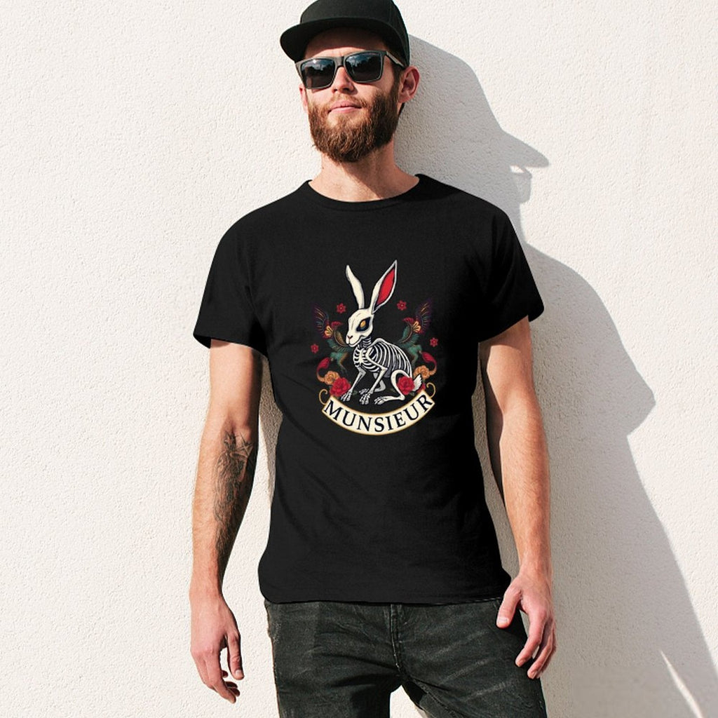 Munsieur Brand Tee "Rabbit FuFu" Streetwear Design Stylish Tee for Men