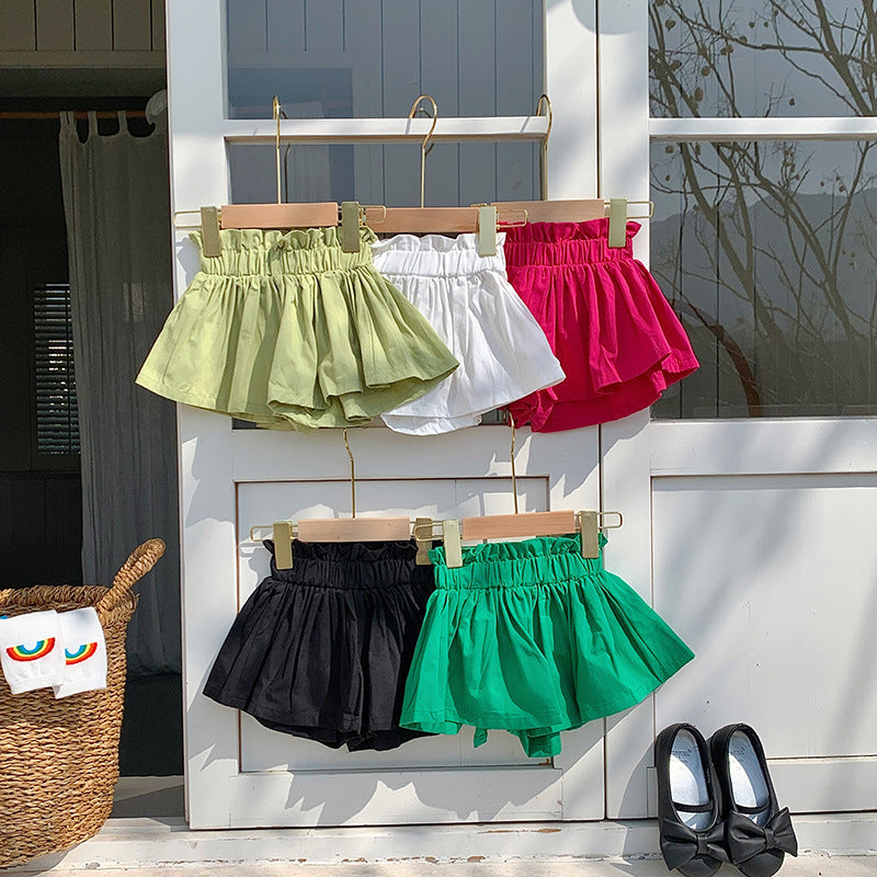 Women's Bud Shaped Waist Cotton Women's Multi-color Bottoms Woven