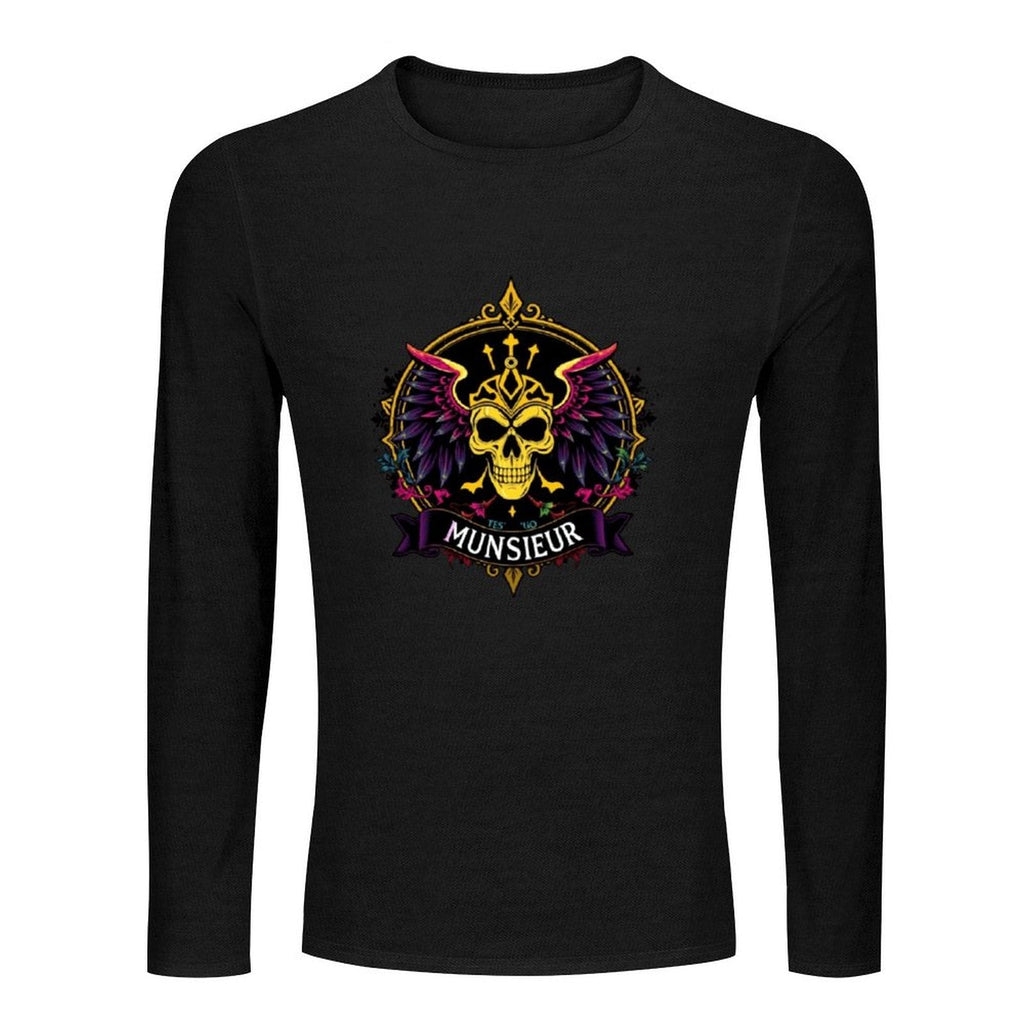 Munsieur Long Sleeve Tee for Men: Ultra-Soft Fabric for All-Day Wear