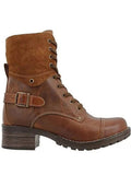 Lace-Up Block Heel Boots
