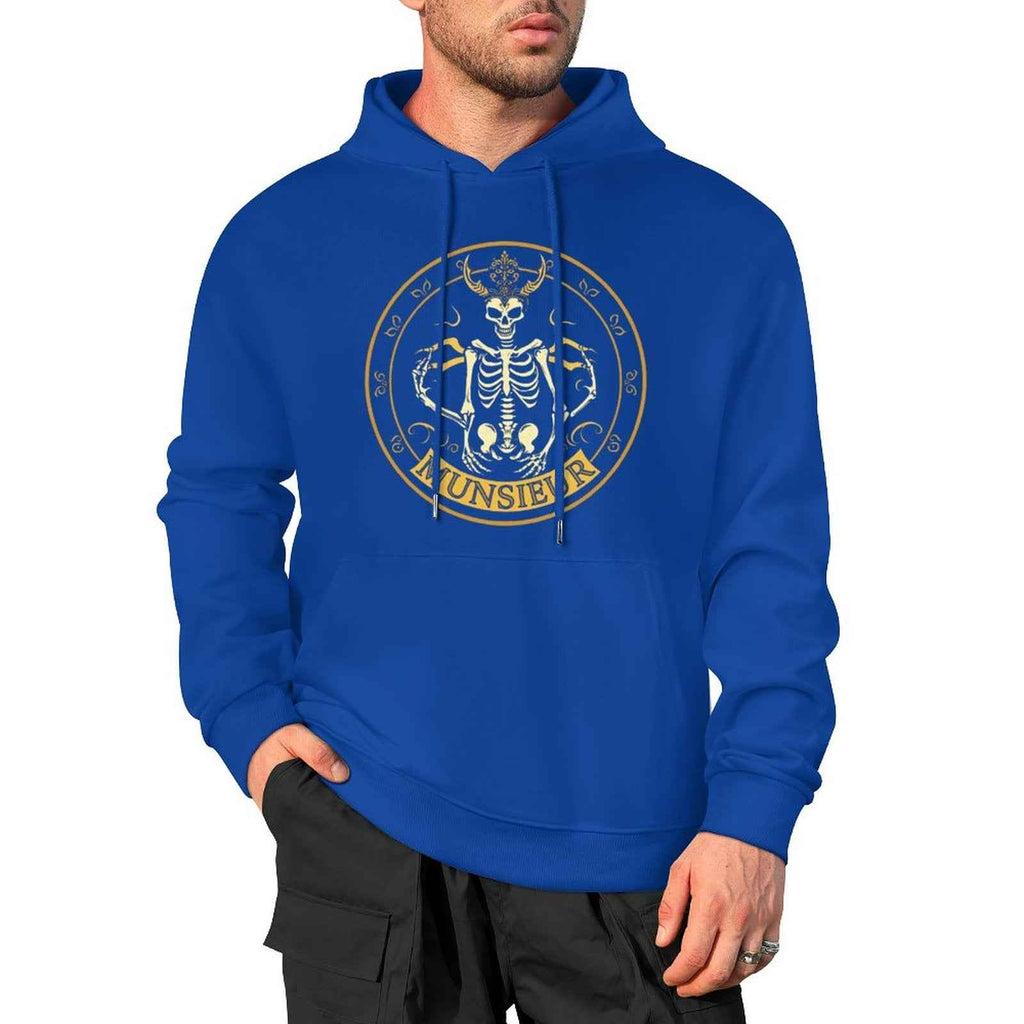 Shadow Reaper Hoodie - Luxe Skull Embroidery Gothic Streetwear