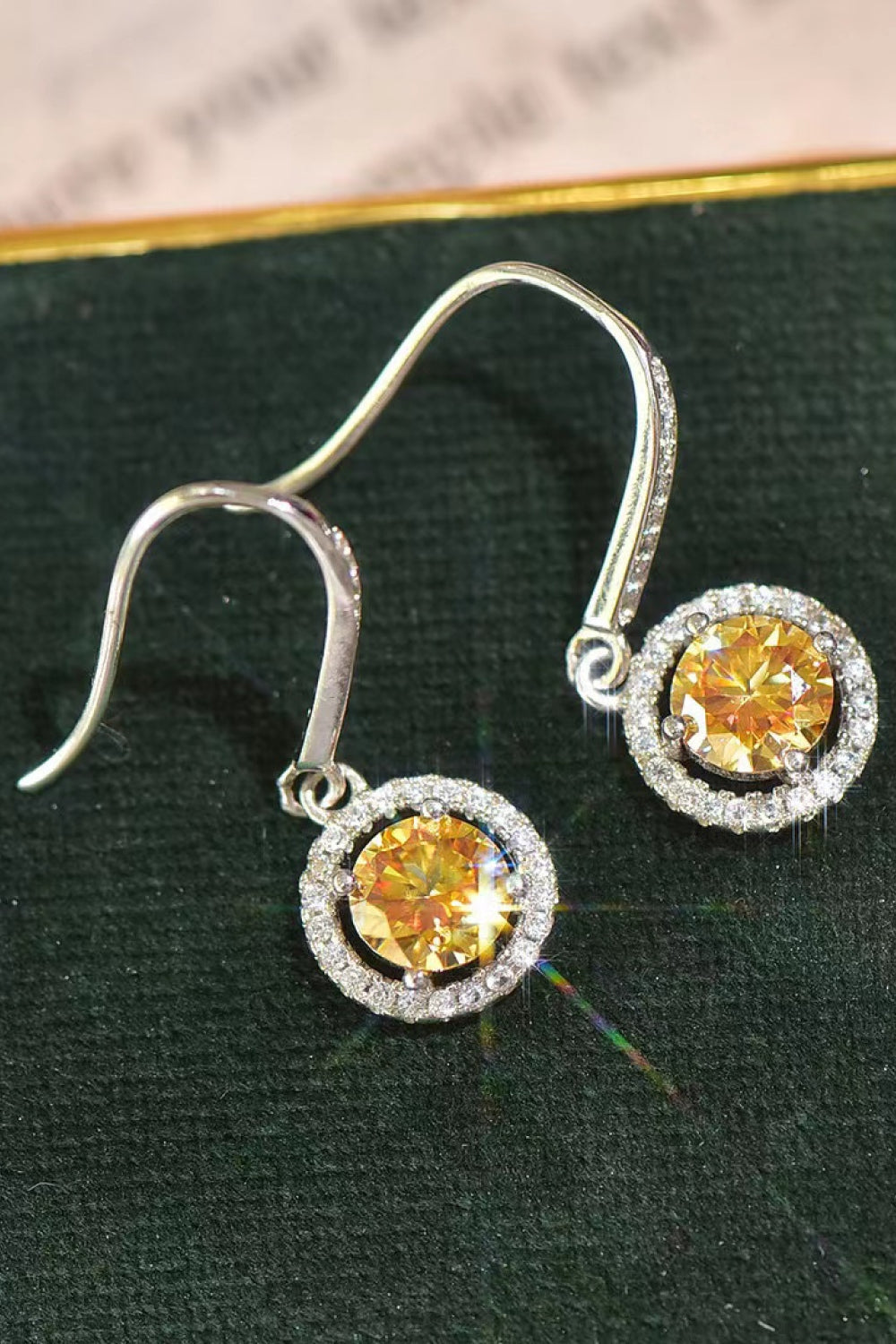 Platinum-Plated 2 Carat Drop Earrings Premium Moissanite jewelry by Munsieur. Lab-grown brilliance, flawless clarity, hand-set designs. Shine harder. Drop limited, forever flex.