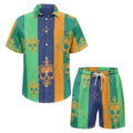 Men's Matching Set - Two Piece Shorts Outfit for Summer