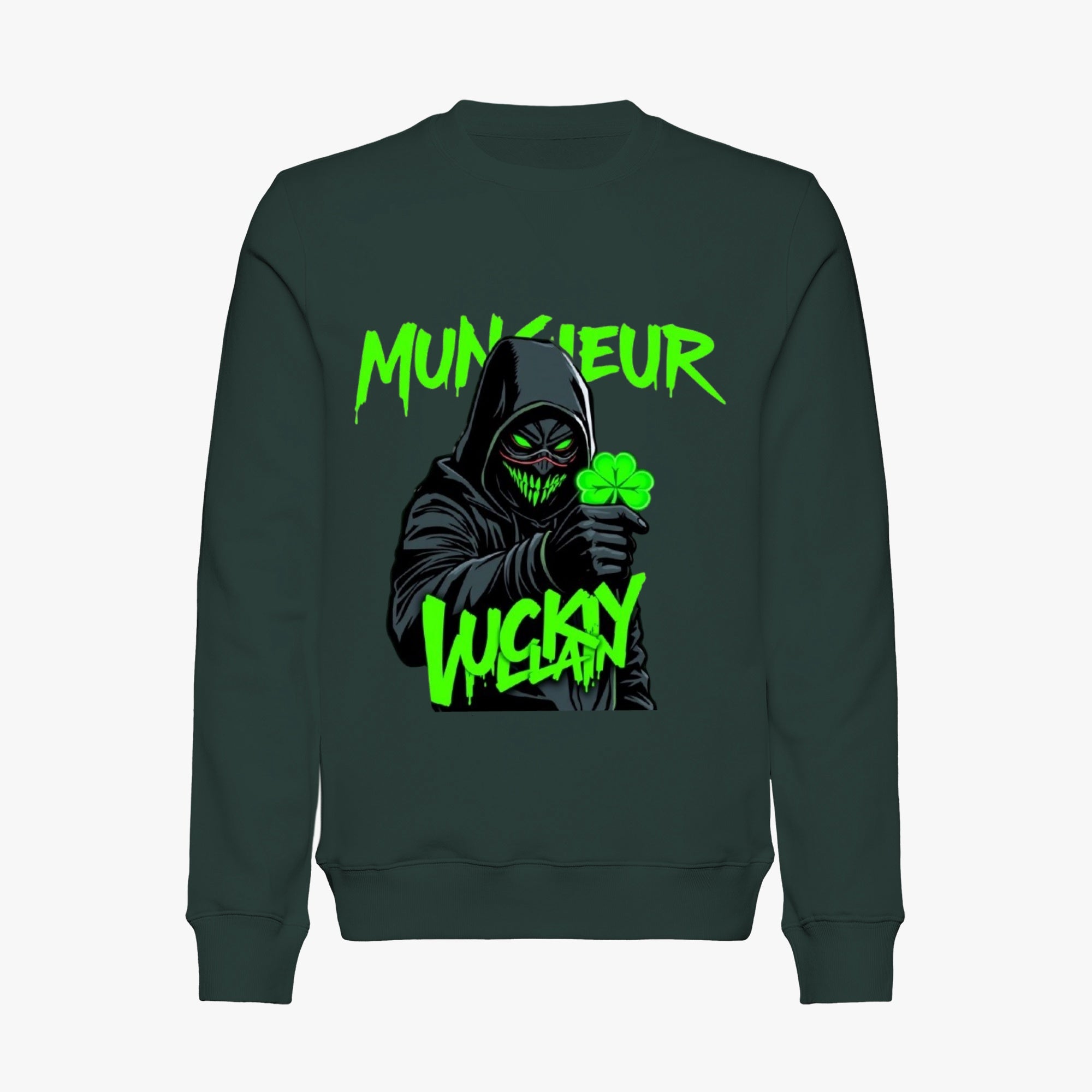 St. Patrick's Day Collection Munsieur Unisex Clover Gang 🍀 Crewneck Hoodie Sweater