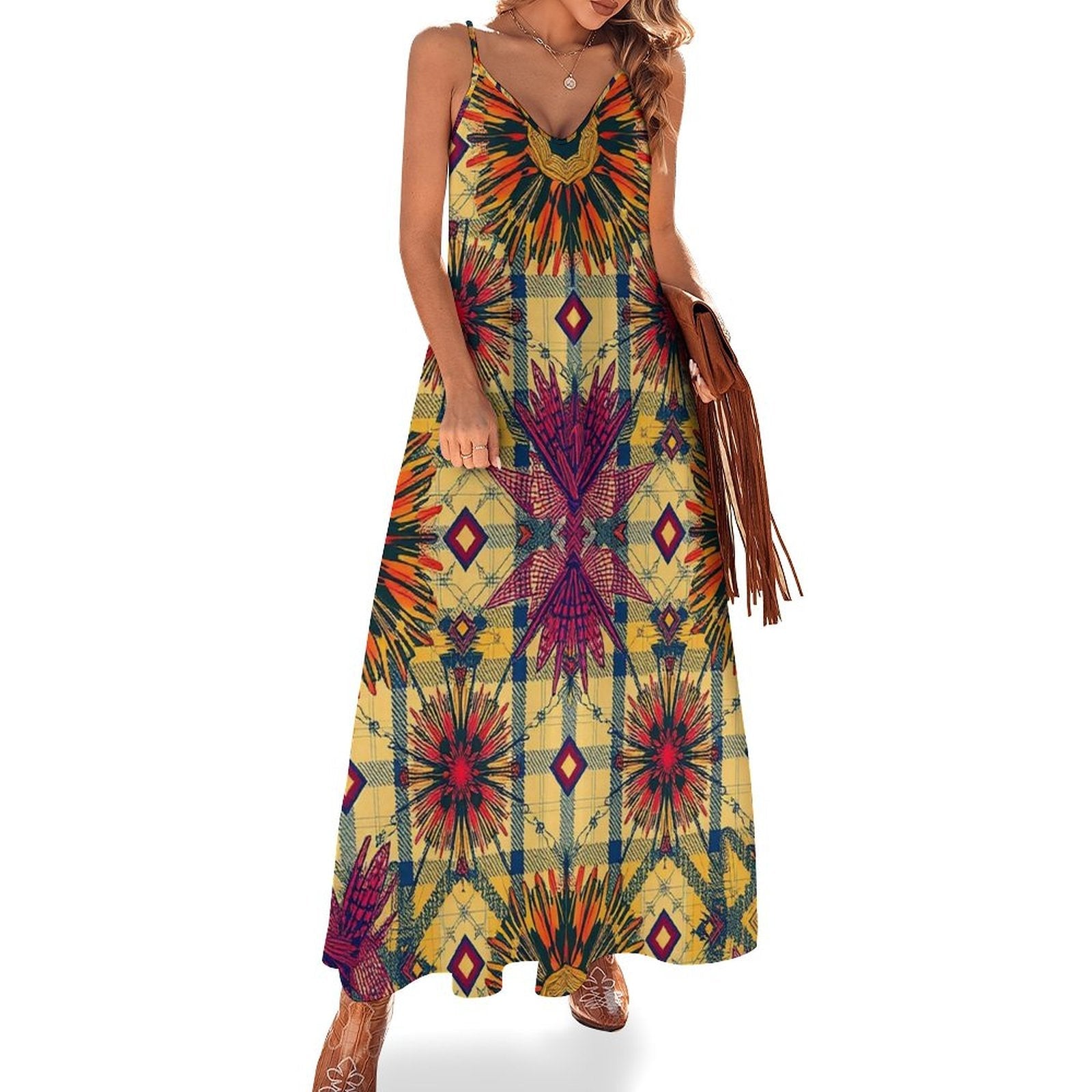Women's Slip Dress Designed by Munsieur Summer Fashion Boho