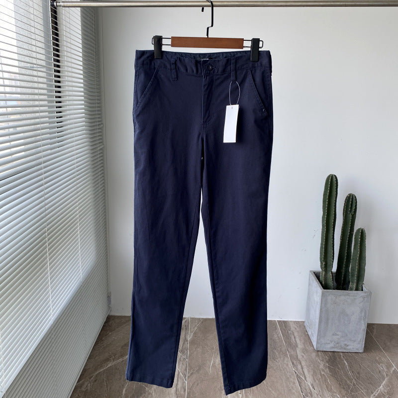 Four-sided Autumn New Men's Casual Pants Solid Color