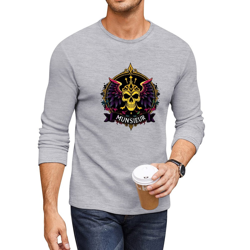 Munsieur Long Sleeve Tee for Men: Ultra-Soft Fabric for All-Day Wear