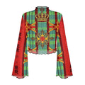 Women's Bell Sleeve Blouse - Stylish Long Sleeve Shirt for Women