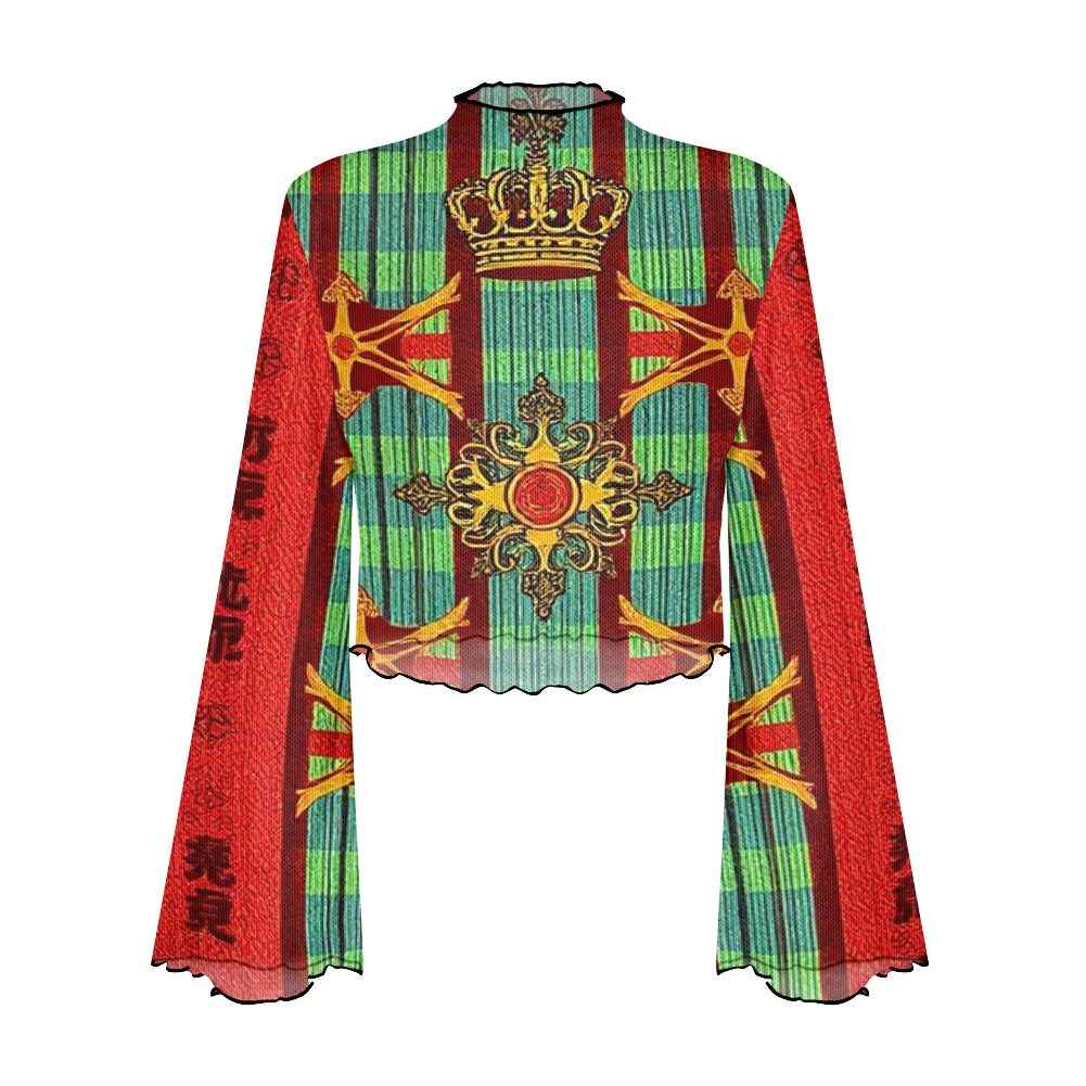 Women's Bell Sleeve Blouse - Stylish Long Sleeve Shirt for Women