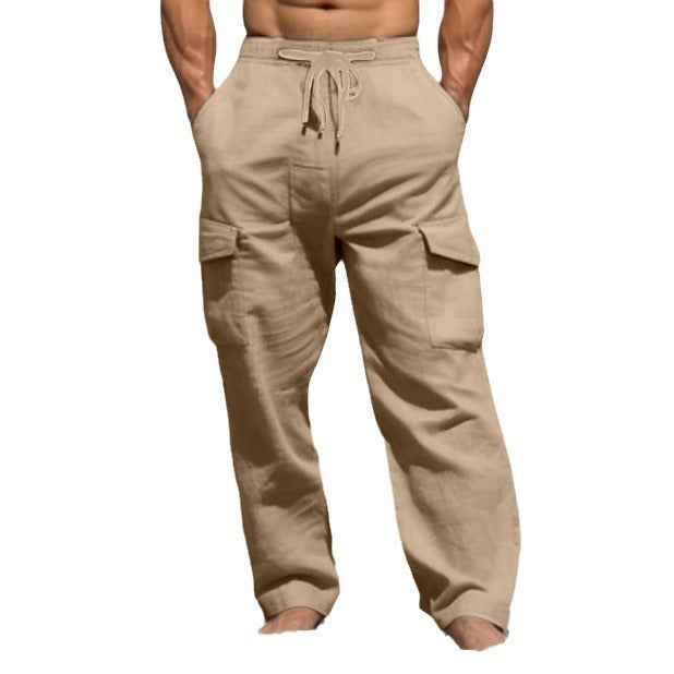 Men's Summer Wear Fashion Multi-pocket Pants