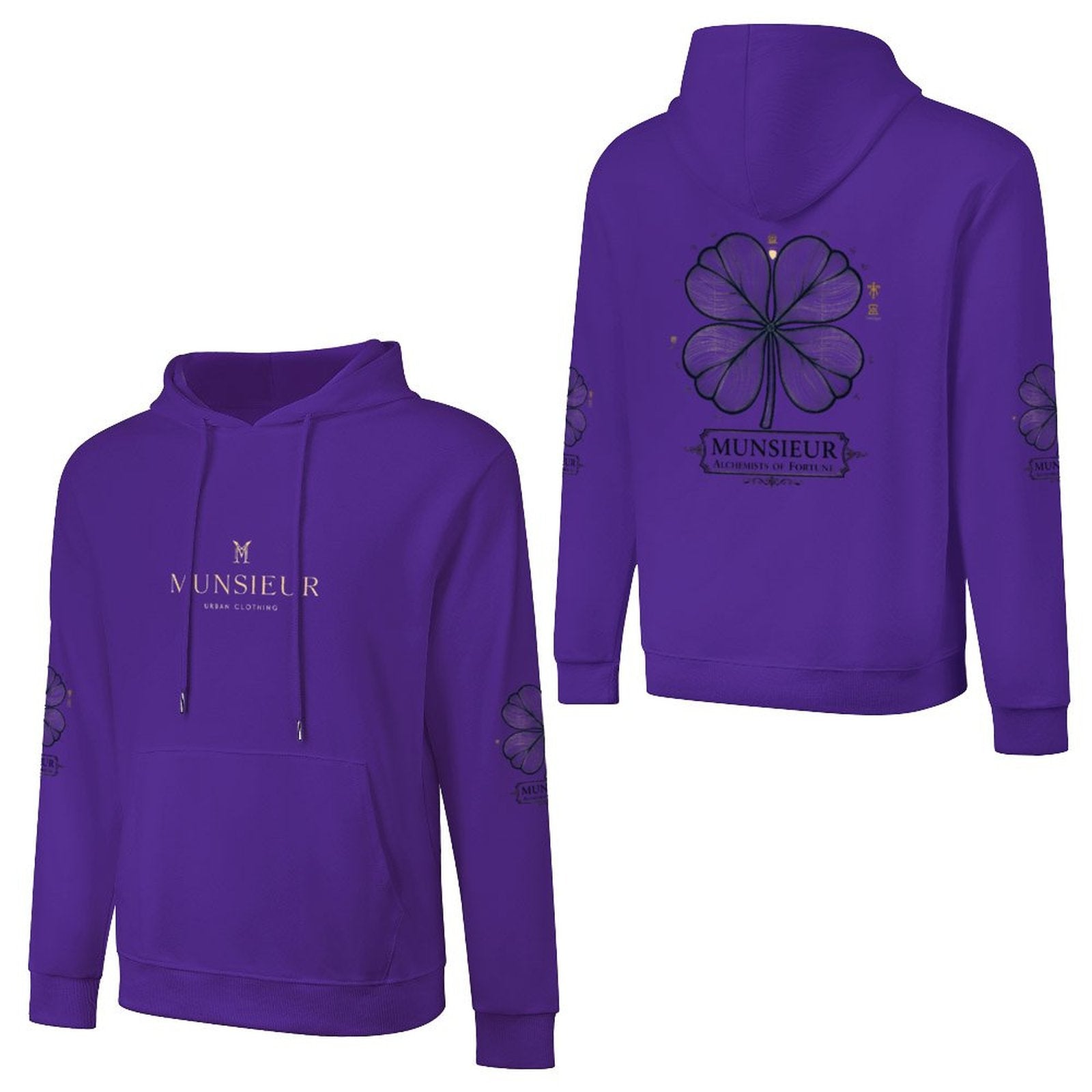 St. Patrick's Day Collection Cotton Men's Alchemist Hoodie with Pocket