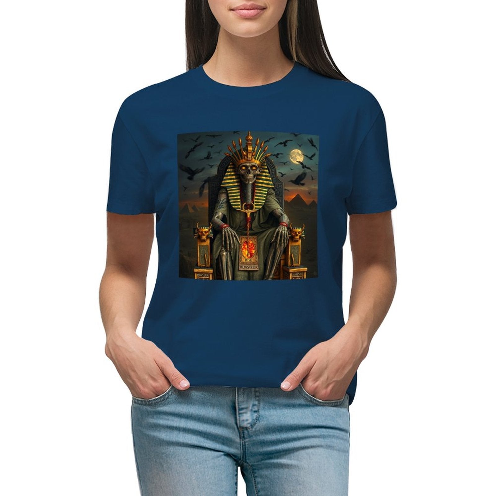 Munsieur Pharaoh's Reign Collection Women's T-Shirt (High Definition & Front Printing)