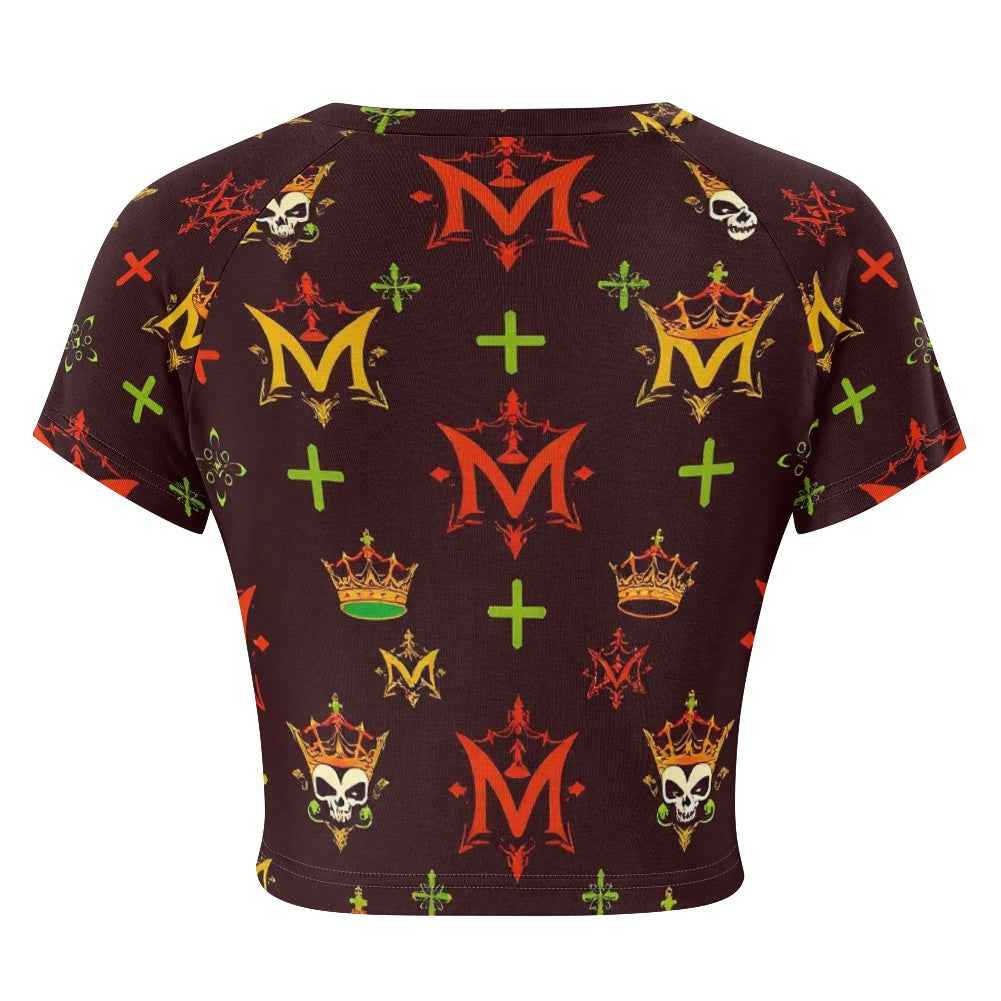 Tight cropped navel-baring T-shirt Birthday Collection