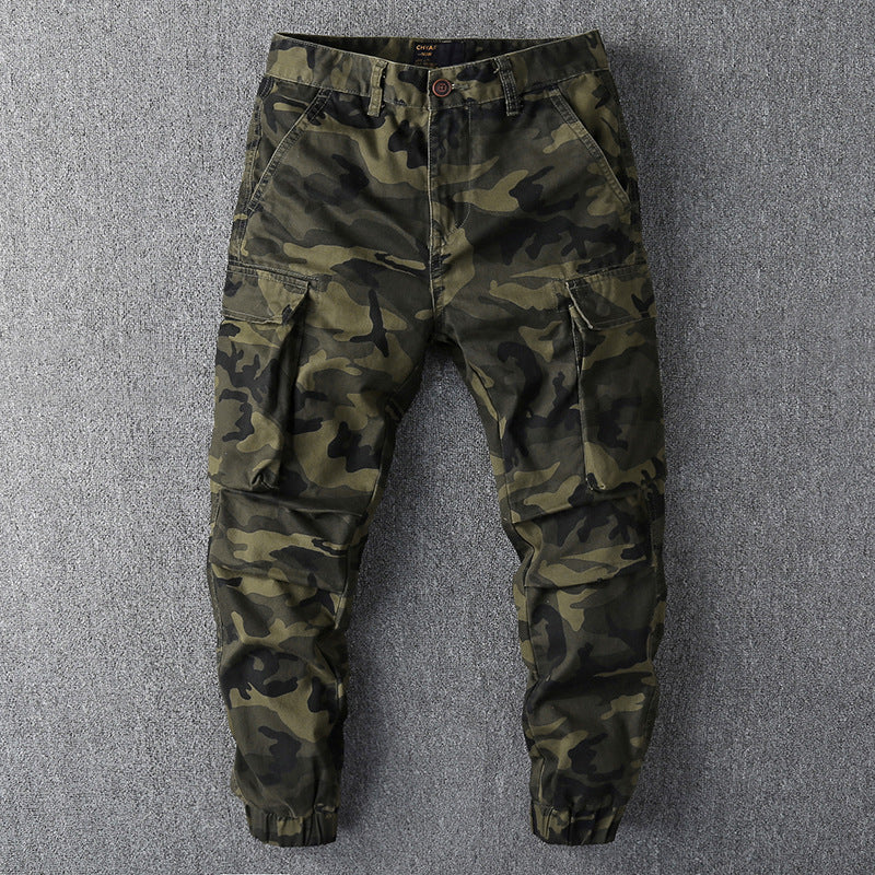 Men's Loose Sports Hard-wearing Camouflage Cargo Pants