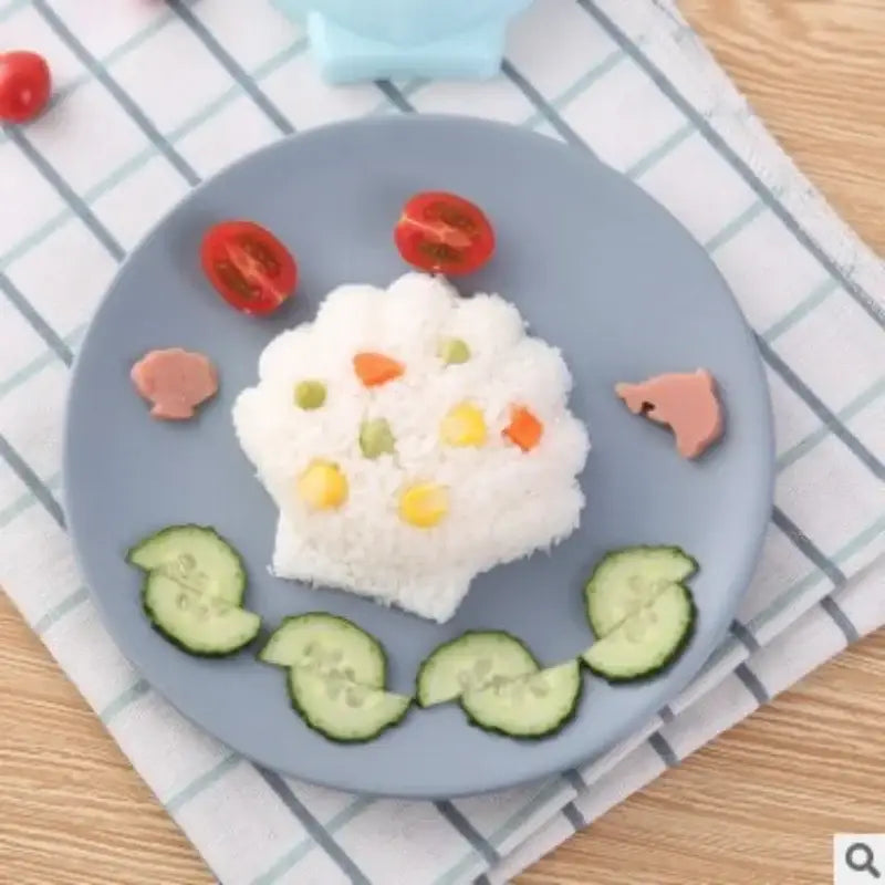 Cartoon animal sushi mold set kitchen rice ball molds