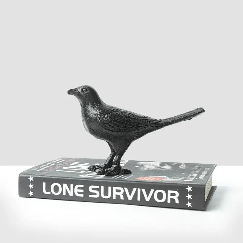 Cast iron bird decoration elegant living room figurine