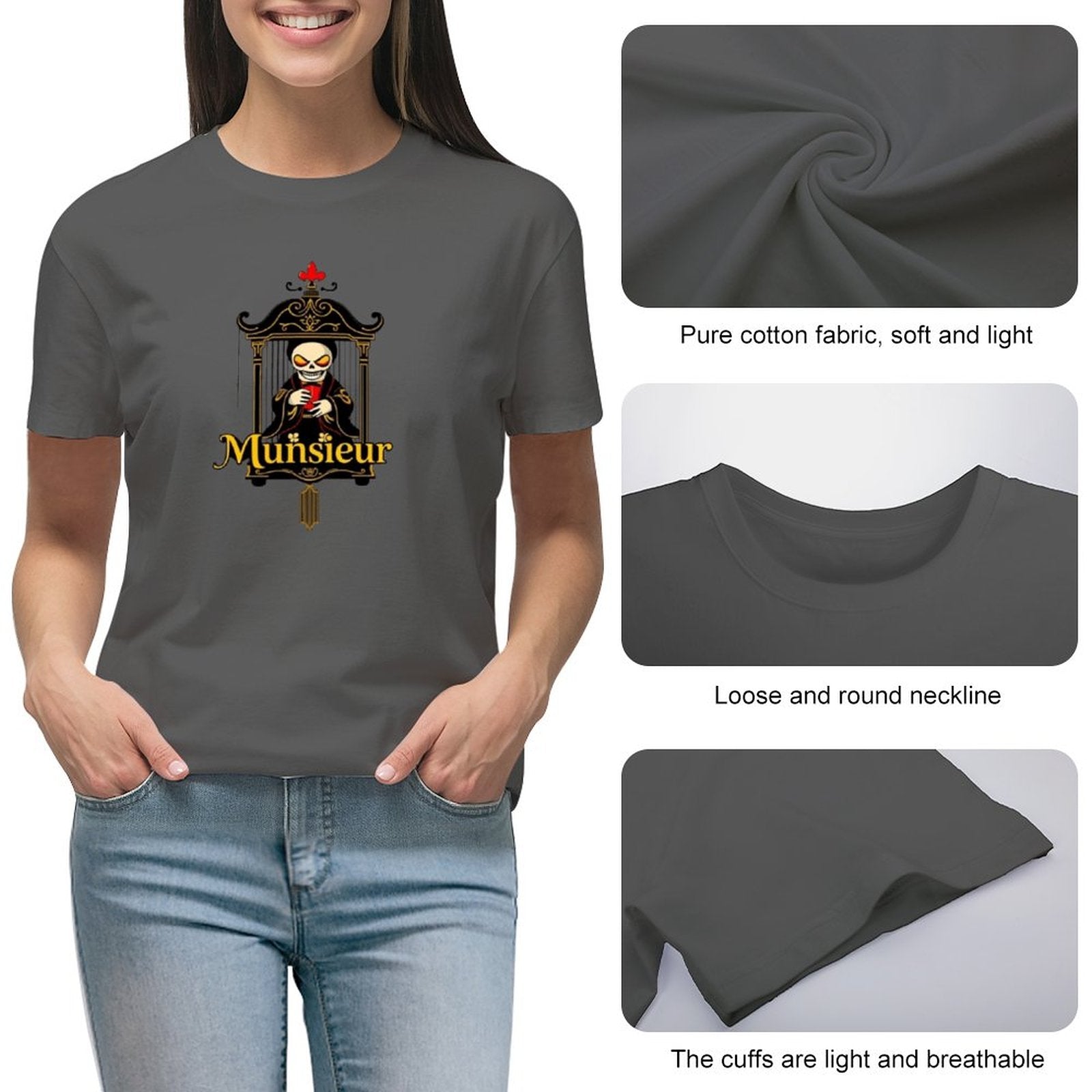 MUNSIEUR Premium Women's T-Shirts: Luxury and Comfort Combined for Her