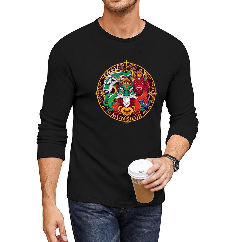 Munsieur Long Sleeve Tee for Men: The Perfect Balance of Casual and Refined