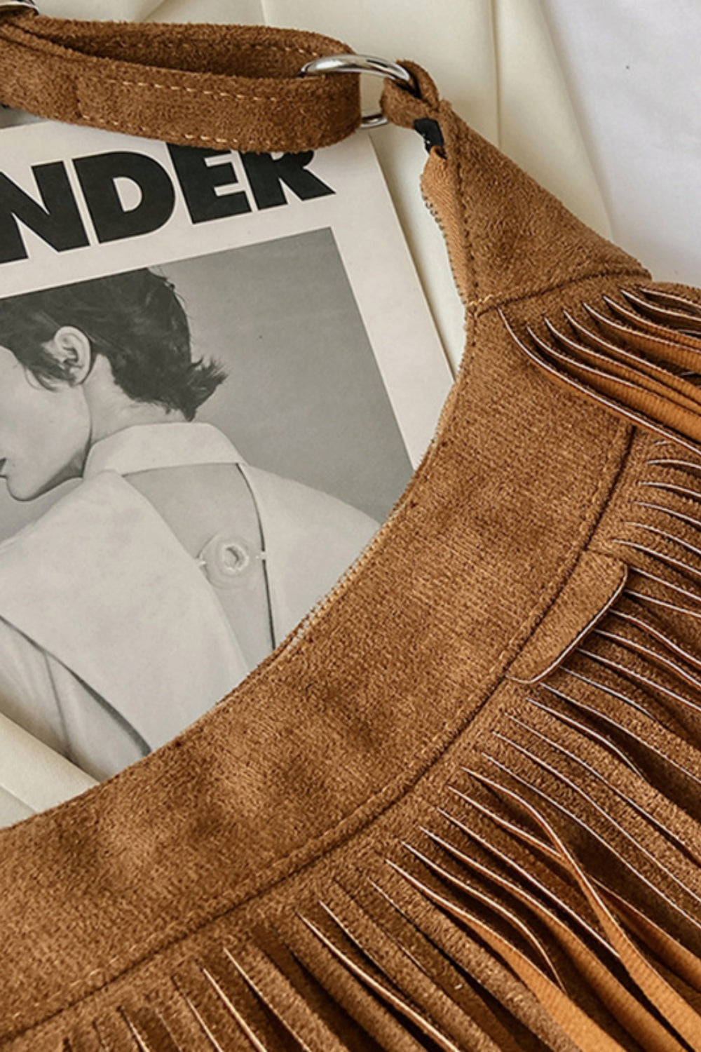 Suede Shoulder Bag