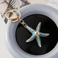 Starfish Shell Keychain Ocean Series