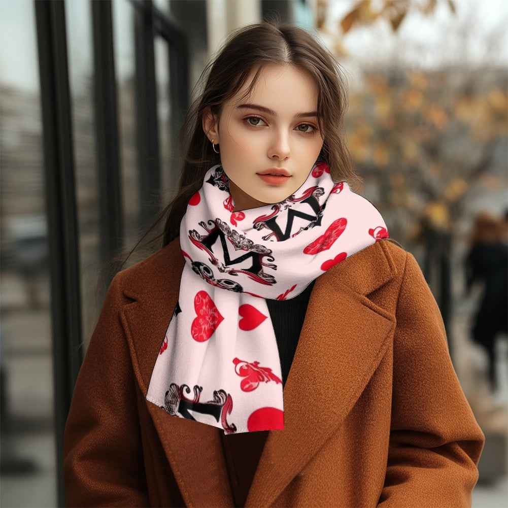 MUNSIEUR Fluffy Scarf Accessories Valentine's Day Collection
