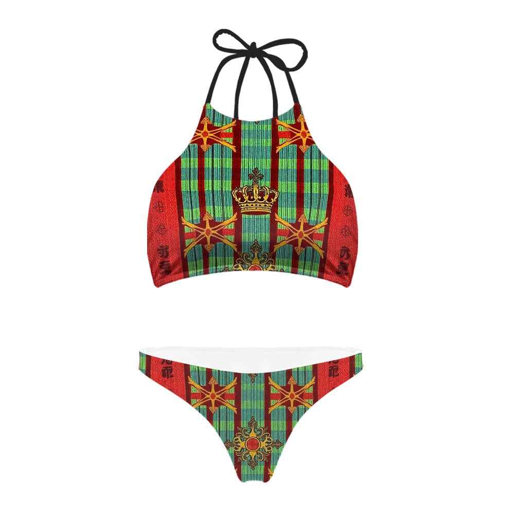 Women's Wrapped Chest Bikini - Two Piece Swimsuit for Beach & Pool
