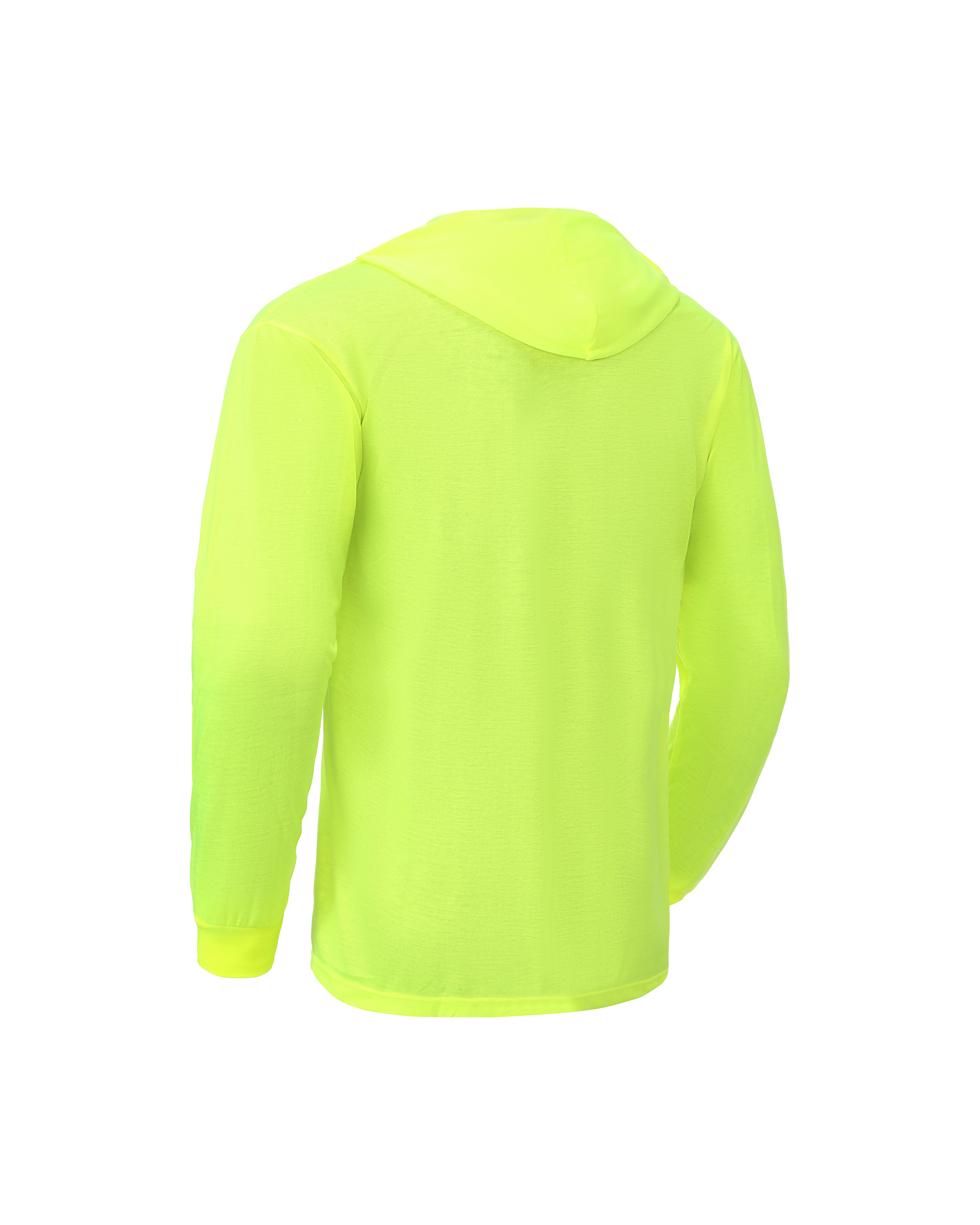 Ideal Club High Visibility Non Reflector Cotton Neon Long Sleeve Safety Hoodie [R]
