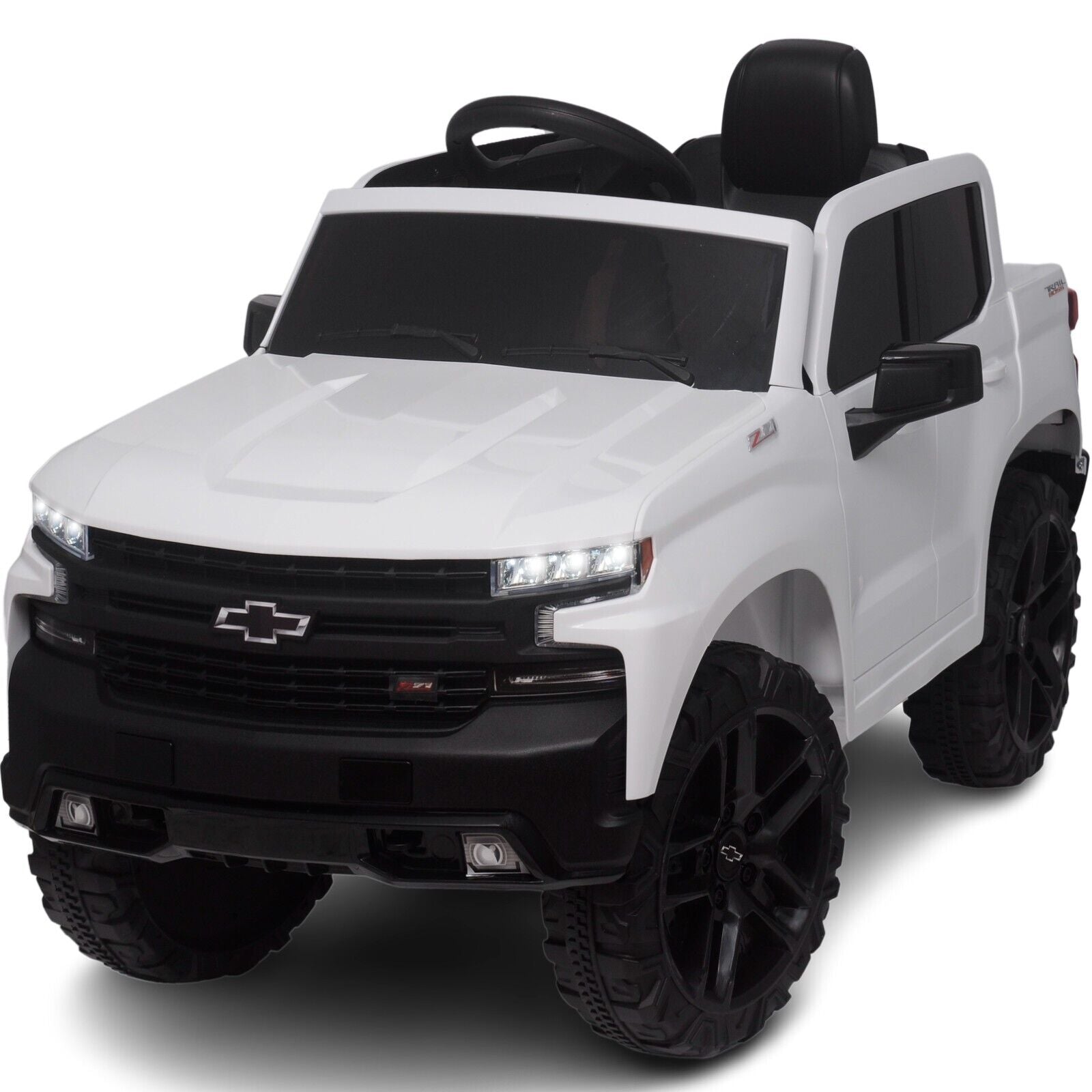 Chevrolet 12V R/C Truck with Suspension Wheels - Available in Multiple Colors